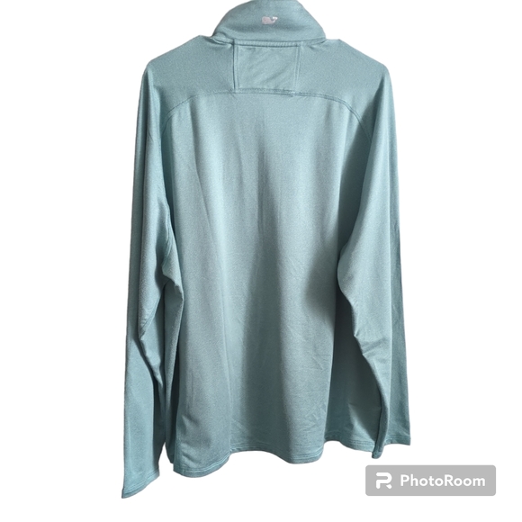 Vineyard Vines Men's XLMint Performance 1/4 Quarter Zip Pullover - Picture 2 of 9